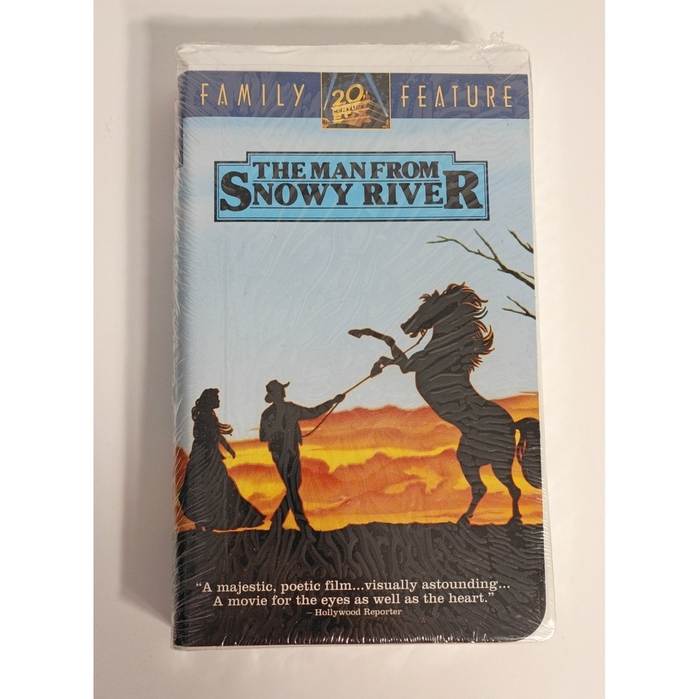 THE MAN FROM SNOWY RIVER 1994 VHS Kirk Douglas NEW‎ SEALED Clamshell